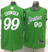Wholesale Cheap Men's Boston Celtics #99 Jae Crowder adidas Green 2016 Christmas Day Stitched NBA Swingman Jersey