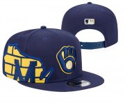 Milwaukee Brewers 2025 Stitched Snapback Hats 0019 Cheap Wholesale