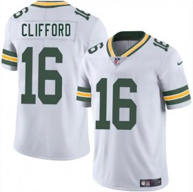 Men\'s Green Bay Packers #16 Sean Clifford White 2025 Vapor Untouchable Limited Football Stitched Jersey Cheap