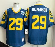 Men's Los Angeles Rams #29 Eric Dickerson Royal Throwback Football Stitched Jersey Cheap Wholesale