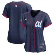 Cheap Women's American League Blank Navy 2025 All-Star Edition Limited Stitched Baseball Jersey(Run Small)
