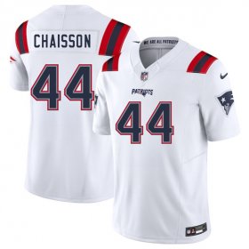 Men\'s New England Patriots #44 K\'Lavon Chaisson White 2025 F.U.S.E. Vapor Limited Football Stitched Jersey Cheap