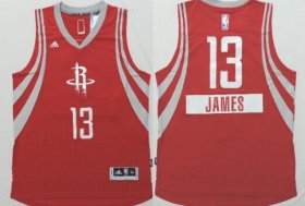 Wholesale Cheap Houston Rockets #13 James Harden Revolution 30 Swingman 2014 Christmas Day Red Jersey
