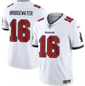 Men\'s Tampa Bay Buccaneers #16 Teddy Bridgewater White Vapor Limited Football Stitched Jersey Cheap Wholesale
