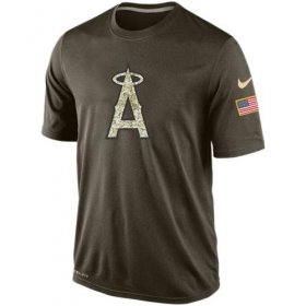 Wholesale Cheap Men\'s Los Angeles Angels Salute To Service Nike Dri-FIT T-Shirt