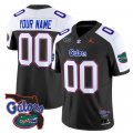 Cheap Men's Florida Gators ACTIVE PLAYER Custom Black Alternate 2024 F.U.S.E. Florida Patch Vapor Limited Stitched Jersey