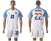 Wholesale Cheap USA #22 Rimando White Rainbow Soccer Country Jersey