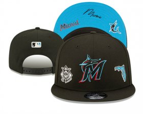 Cheap Miami Marlins 2025 Stitched Snapback Hats