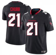 Men's Houston Texans #21 Nick Chubb Navy 2025 F.U.S.E. Vapor Limited Football Stitched Jersey