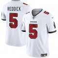 Cheap Men's Tampa Bay Buccaneers #5 Haason Reddick White 2025 Vapor Limited Football Stitched Jersey