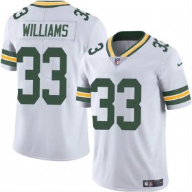 Cheap Men\'s Green Bay Packers #33 Evan Williams White Vapor Untouchable Limited Football Stitched Jersey