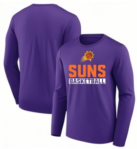 Men\'s Phoenix Suns Purple Let\'s Go Long Sleeve T-Shirt