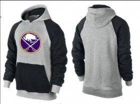 Wholesale Cheap Buffalo Sabres Pullover Hoodie Grey & Black