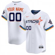 Cheap Youth Houston Astros Active Player Custom White 2025 City Connect Limited Stitched Jersey
