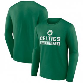 Men\'s Boston Celtics Green Let\'s Go Long Sleeve T-Shirt