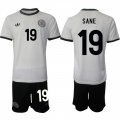 Men's Germany #19 Leroy Sane White 2025 Home Soccer Jersey Suit