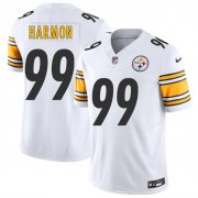Cheap Men's Pittsburgh Steelers #99 Derrick Harmon White 2025 Draft F.U.S.E. Vapor Limited Football Stitched Jersey