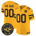 Men's Pittsburgh Steelers Throwback 1933 Patch yellow Vapor Limited All Stitched Jersey Cheap Wholesale