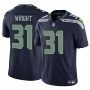 Men's Seattle Seahawks #31 Jacardia Wright Navy 2025 F.U.S.E. Vapor Untouchable Limited Football Stitched Jersey Cheap Wholesale