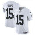 Men's Las Vegas Raiders #15 Kyle Philips White 2025 Vapor Football Stitched Jersey Cheap
