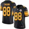 Wholesale Cheap Nike Steelers #88 Lynn Swann Black Men's Stitched NFL Limited Rush Jersey
