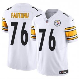 Men\'s Pittsburgh Steelers #76 Troy Fautanu White F.U.S.E. Vapor Limited Football Stitched Jersey