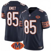 Men's Chicago Bears #85 Cole Kmet Navy 2025 F.U.S.E. With VMH Patch Vapor Untouchable Limited Football Stitched Jersey Cheap Wholesale