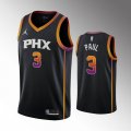 Wholesale Cheap Men's Phoenix Suns #3 Chris Paul Balck Stitched Basketball Jersey