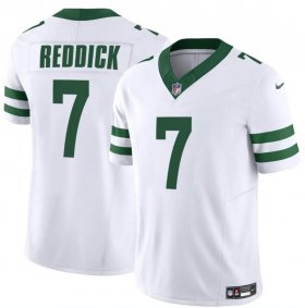 Cheap Men\'s New York Jets #7 Haason Reddick White 2024 F.U.S.E. Vapor Limited Football Stitched Jersey