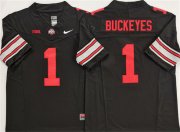 Cheap Men's Ohio State Buckeyes #1 Buckeyes Black 2025 F.U.S.E. Limited Stitched Jersey