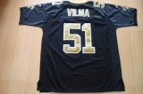 Wholesale Cheap Saints #51 Jonathan Vilma Black Stitched NFL Jersey