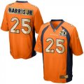 Wholesale Cheap Nike Broncos #25 Chris Harris Jr Orange Team Color Men's Stitched NFL Game Super Bowl 50 Collection Jersey
