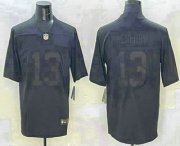 Cheap Men's Las Vegas Raiders #13 Hunter Renfrow Balck Vapor Untouchable Stitched Jersey