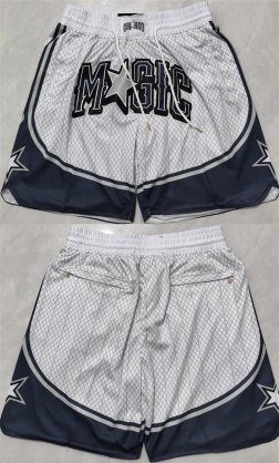 Cheap Men\'s Orlando Magic Silver City Edition Shorts(Run Small)
