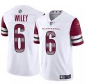 Cheap Men's Washington Commanders #6 Michael Wiley White 2024 Vapor Limited Football Stitched Jersey