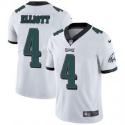 Wholesale Cheap Nike Eagles #4 Jake Elliott White Youth Stitched NFL Vapor Untouchable Limited Jersey