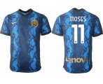 Wholesale Cheap Men 2021-2022 Club Inter Milan home blue aaa versio 11 Nike Soccer Jersey