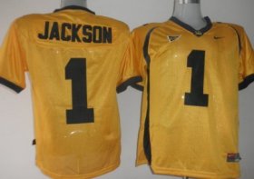 Wholesale Cheap California Golden Bears #1 Jackson Yellow Jersey
