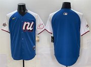 Men's National League Cincinnati Reds Blank Blue Alternate 2025 All-Star Edition Limited Stitched Baseball Jersey Cheap Wholesale