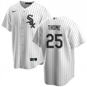 Men\'s Chicago White Sox #25 Jim Thome White Cool Base Stitched Baseball Jersey Cheap Wholesale