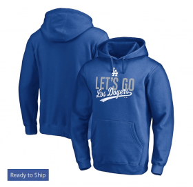 Wholesale Cheap Men\'s Los Angeles Dodgers Blue Pullover Hoodie