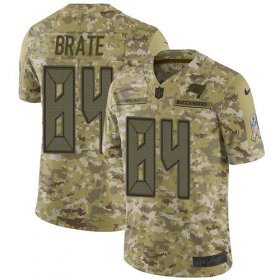 Wholesale Cheap Nike Buccaneers #84 Cameron Brate Camo Men\'s Stitched NFL Limited 2018 Salute To Service Jersey