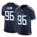 Men's Tennessee Titans #96 McTelvin Agim Navy 2025 F.U.S.E. Vapor Limited Football Stitched Jersey Cheap