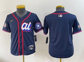 Cheap Women\'s American League Houston Astros Blank Navy 2025 All-Star Edition Limited Stitched Baseball Jersey(Run Small)