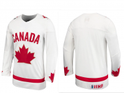 Cheap MEN'S TEAM CANADA ADULT WHITE BLANK HOCKEY JERSEY
