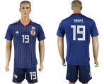 Wholesale Cheap Japan #19 Sakai Home Soccer Country Jersey