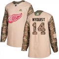 Wholesale Cheap Adidas Red Wings #14 Gustav Nyquist Camo Authentic 2017 Veterans Day Stitched NHL Jersey
