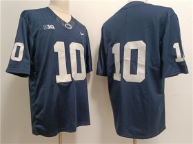 Cheap Men\'s Notre Dame Fighting Irish #10 Sam Hartman Navy Limited Stitched Jersey