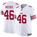 Men's San Francisco 49ers #46 Jon Weeks White 2025 F.U.S.E. Vapor Untouchable Limited Football Stitched Jersey Cheap