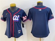 Cheap Youth American League Oakland Athletics Blank Navy 2025 All-Star Edition Limited Stitched Baseball Jersey